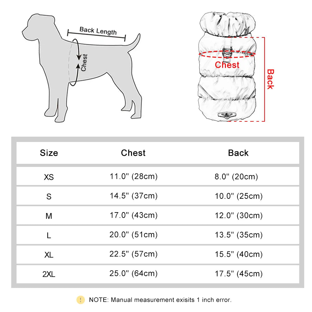 CozyPaw Winter Dog Vest